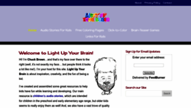 What Lightupyourbrain.com website looked like in 2022 (1 year ago)