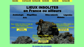 What Lieux-insolites.fr website looked like in 2022 (1 year ago)