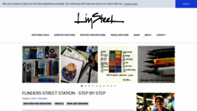 What Lizsteel.com website looked like in 2022 (1 year ago)