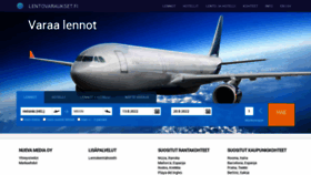 What Lentovaraukset.fi website looked like in 2022 (1 year ago)