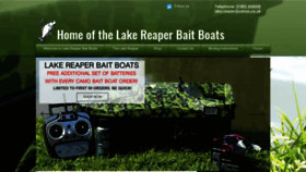 What Lakereaperbaitboats.co.uk website looked like in 2022 (1 year ago)