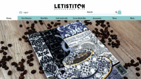 What Letistitch.com website looked like in 2022 (1 year ago)