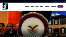 What Lincolnpresidential.org website looked like in 2022 (1 year ago)