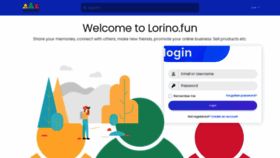 What Lorino.fun website looked like in 2022 (1 year ago)