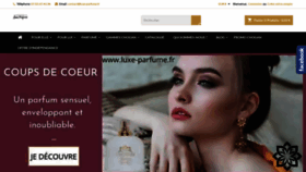 What Luxe-parfume.fr website looked like in 2022 (1 year ago)