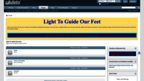 What Lighttoguideourfeet.com website looked like in 2022 (1 year ago)