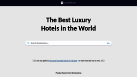 What Luxuryhotel.guru website looked like in 2022 (1 year ago)