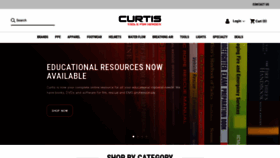 What Lncurtis.com website looked like in 2022 (1 year ago)