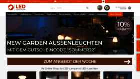 What Led-centrum.de website looked like in 2022 (1 year ago)