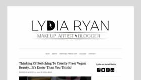 What Lydiamakeup.com website looked like in 2022 (3 years ago)