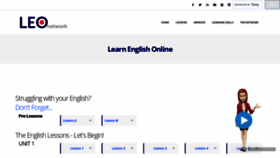 What Learn-english-online.org website looked like in 2022 (1 year ago)