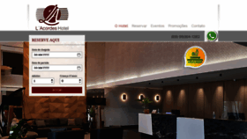 What Lacordeshotel.com.br website looked like in 2022 (1 year ago)