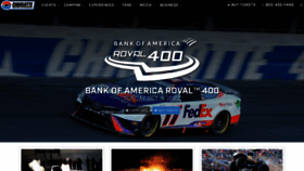 What Lowesmotorspeedway.com website looked like in 2022 (1 year ago)