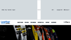 What Leathercollection.com website looked like in 2022 (1 year ago)