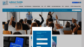 What Labourguide.co.za website looked like in 2022 (3 years ago)