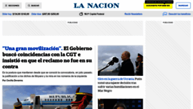 What Lanacion.com.ar website looked like in 2022 (1 year ago)