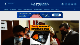 What Laprensagrafica.com website looked like in 2022 (1 year ago)