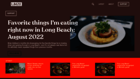 What Longbeachize.com website looked like in 2022 (1 year ago)