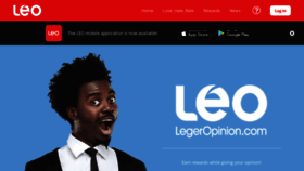What Legeropinion.com website looked like in 2022 (1 year ago)