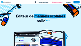 What Lelivrescolaire.fr website looked like in 2022 (1 year ago)