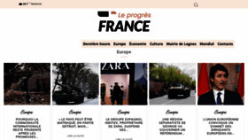 What Le-progres-france24.fr website looked like in 2022 (1 year ago)