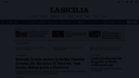 What Lasicilia.it website looked like in 2022 (1 year ago)