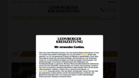 What Leonberger-kreiszeitung.de website looked like in 2022 (3 years ago)