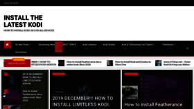 What Latest-kodi.com website looked like in 2022 (1 year ago)