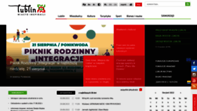 What Lublin.eu website looked like in 2022 (1 year ago)