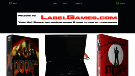 What Labelgames.com website looked like in 2022 (1 year ago)