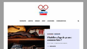 What Lunettes-fashion.com website looked like in 2022 (1 year ago)