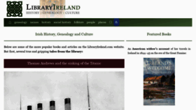 What Libraryireland.com website looked like in 2022 (1 year ago)
