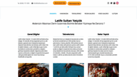 What Latifesultan.com website looked like in 2022 (1 year ago)