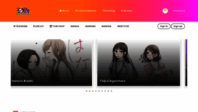 What Lilymanga.com website looked like in 2022 (1 year ago)