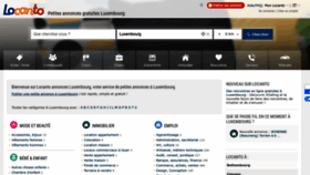What Luxembourg.locanto.lu website looked like in 2022 (1 year ago)