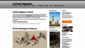 What Lowtechmagazine.be website looked like in 2022 (2 years ago)