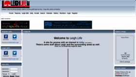 What Leighlife.com website looked like in 2022 (1 year ago)