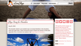 What Lexiyoga.com website looked like in 2022 (1 year ago)