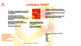 What Lanthalux.de website looked like in 2022 (1 year ago)