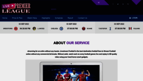 What Livepremierleague.net website looked like in 2022 (1 year ago)