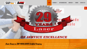 What Lasersystems.in website looked like in 2022 (1 year ago)