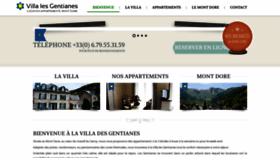 What Locationlesgentianes-montdore.fr website looked like in 2022 (1 year ago)