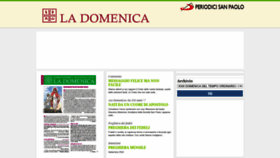 What La-domenica.it website looked like in 2022 (1 year ago)