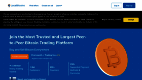 What Localbitcoins.net website looked like in 2022 (1 year ago)