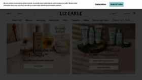 What Lizearle.com website looked like in 2022 (1 year ago)