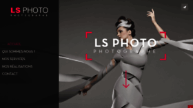 What Lsphoto.fr website looked like in 2022 (1 year ago)