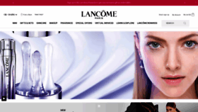 What Lancome.ca website looked like in 2022 (1 year ago)