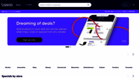 What Lasoo.com.au website looked like in 2022 (1 year ago)