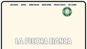 What Lapecorabianca.com website looked like in 2022 (1 year ago)