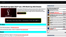 What Livetvon.click website looked like in 2022 (1 year ago)